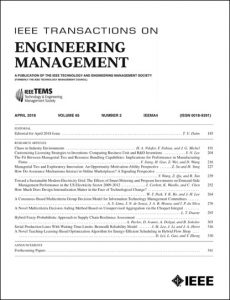 Front page of IEEE TEM