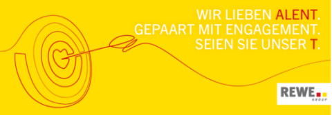 Talent search banner of Rewe